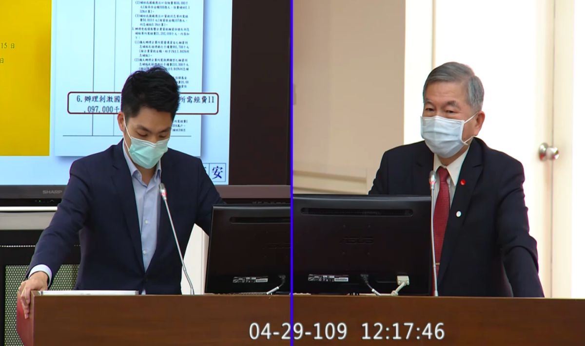 ▲經濟部長沈榮津今（29）赴立法院備詢（圖／立法院影音平台）