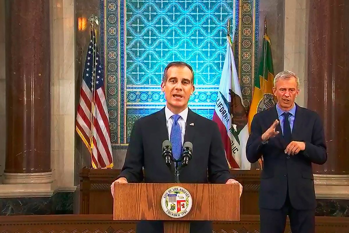 ▲洛杉磯市長賈西提。資料照。（圖／美聯社／達志影像）