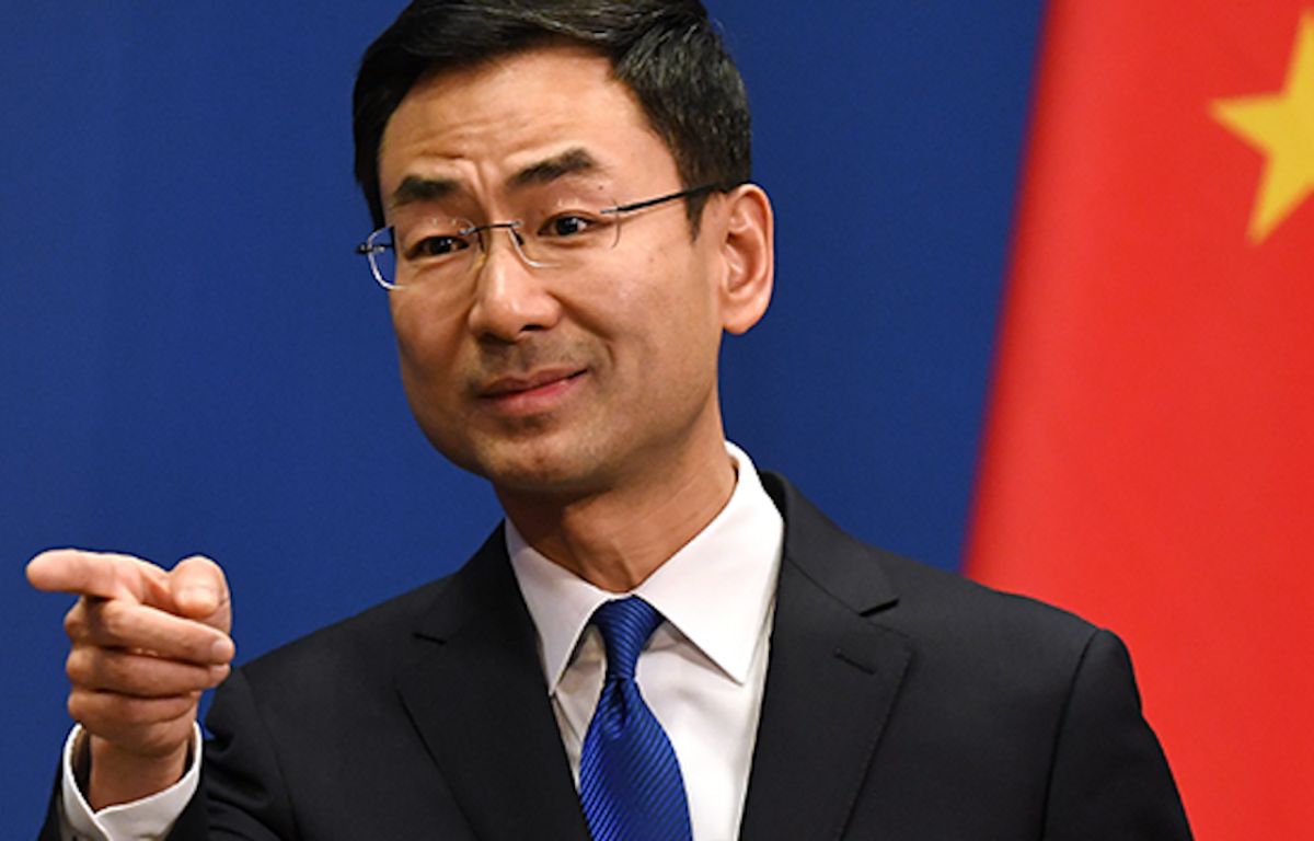 ▲中國大陸外交部發言人耿爽。（圖／翻攝自新華社）