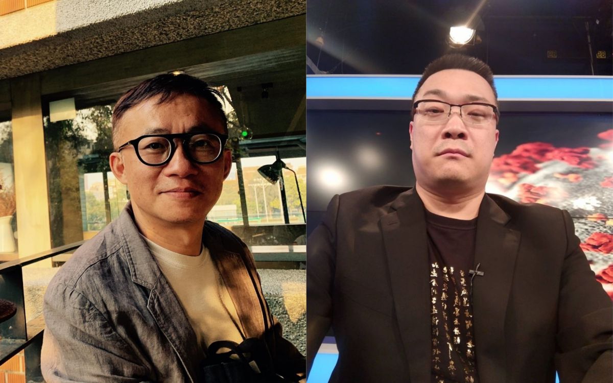 ▲鐵路刺殺案判決出爐，許常德（左）、朱學恆（右）發文表態。（圖／許常德、朱學恆臉書） 