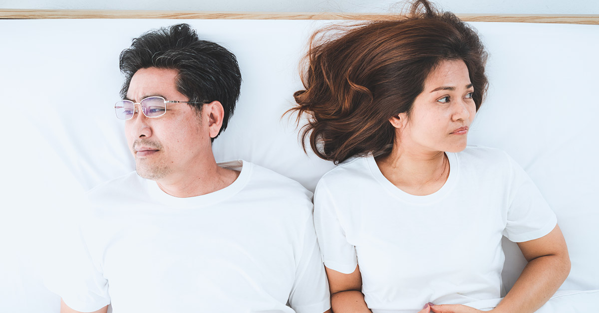 ▲中醫師黃慶雲表示，中老年男子如不正視性功能障礙問題，症狀不會自行好轉，反而讓夫妻間的關係降到冰點。（圖／ingimage）