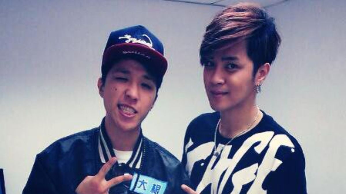 ▲大根（左）與羅志祥私交不錯。（圖／大根臉書）