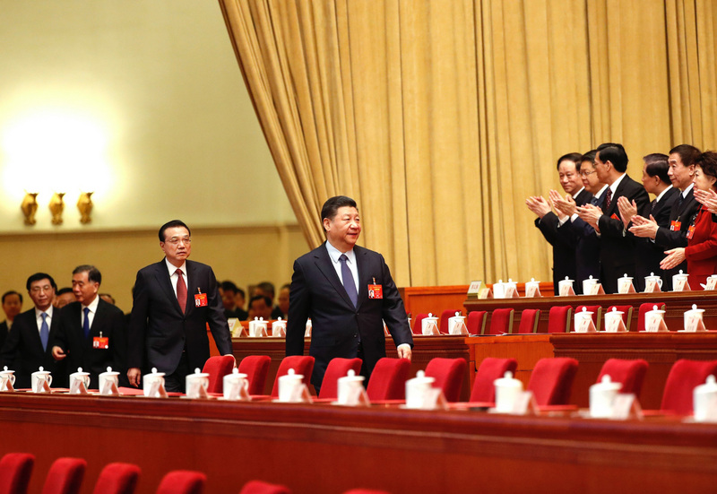 ▲北京疫情延燒，有中國觀察家認為高層可能已經暫時離京。圖為中共總書記習近平出席2019年全國人大閉幕式。（圖／翻攝自中新社）