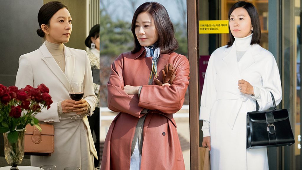 ▲金喜愛在《夫婦的世界》中拿的每個包都是經典夢幻逸品。（圖／JTBC 官網）