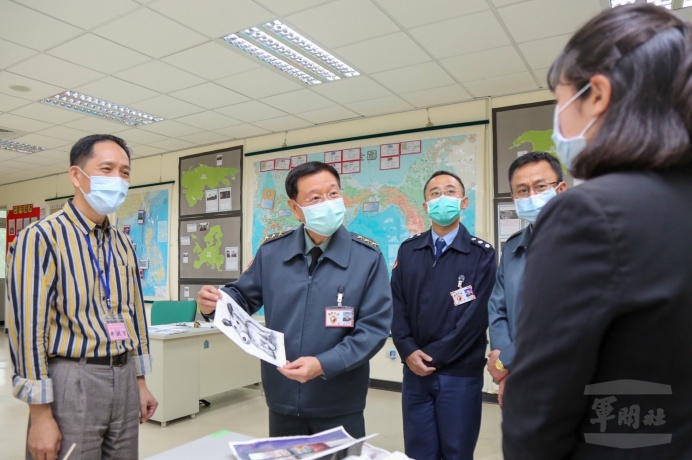 王信龍視導軍事正期班二階段試務工作