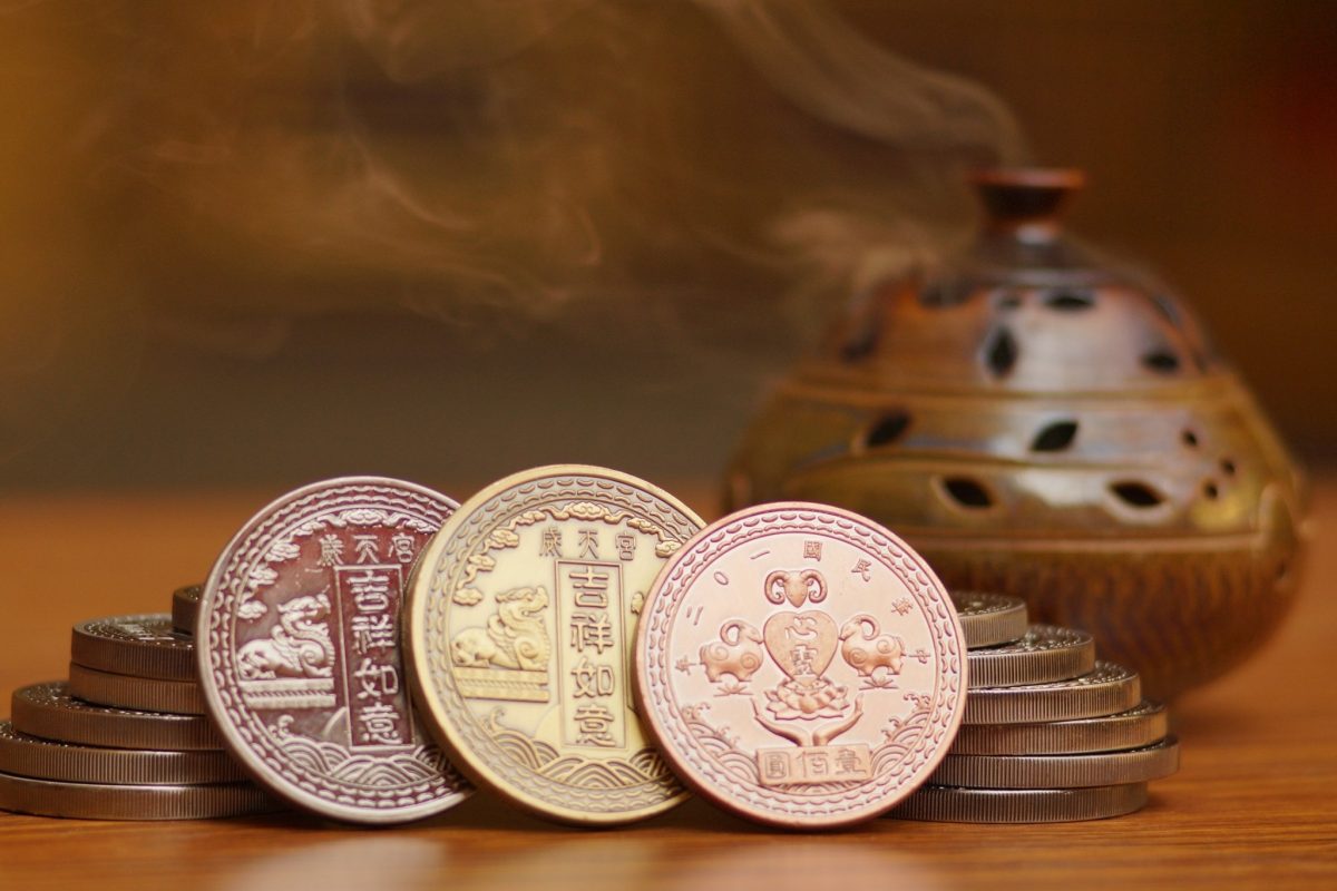 關聖帝君轉運龍銀。（圖／翻攝自桃園威天宮粉專）