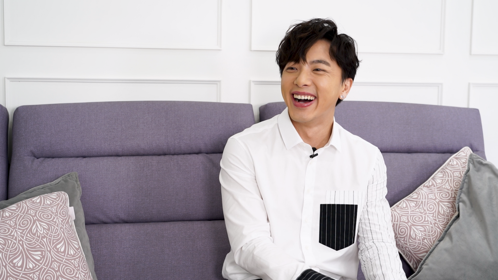 ▲坤達接受《姊妹淘》專訪相當坦然。（圖／攝影陳人豪）