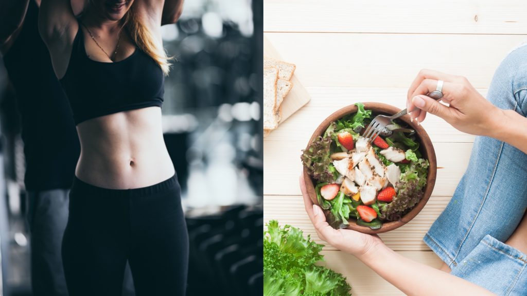 ▲均衡飲食搭配運動瘦得更快且健康。（圖／Shutterstock）