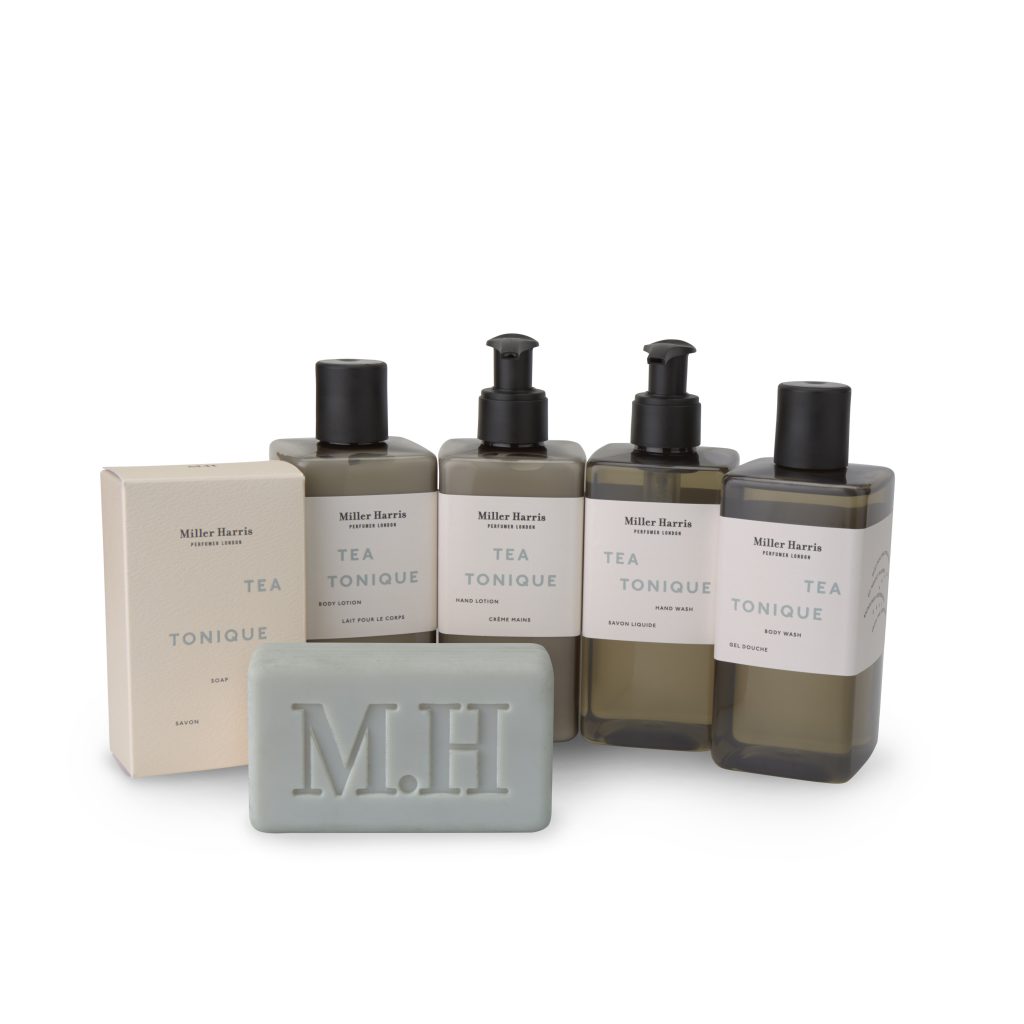 ▲Miller Harris 午後伯爵沐浴系列 沐浴膠 300ml NT$980 身體乳 300ml NT$1,200；潤膚霜 175ml NT$1,650 。（圖／10/10 APOTHECARY ）