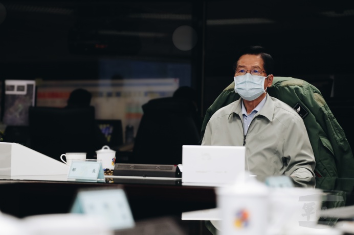 嚴部長肯定空作部嚴密掌握情勢  守護國家安全