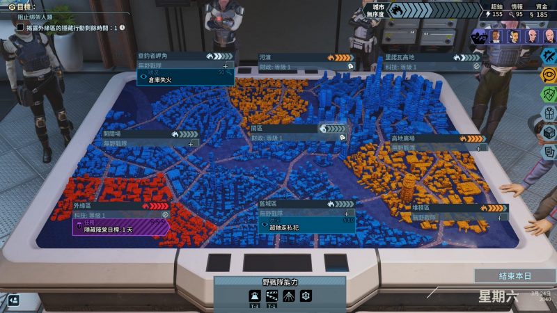 本次的戰鬥地圖，其實已經有點像資源控管遊戲了