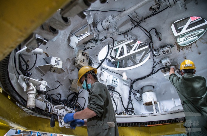 兵整中心落實防疫指導　演練分時分工作業