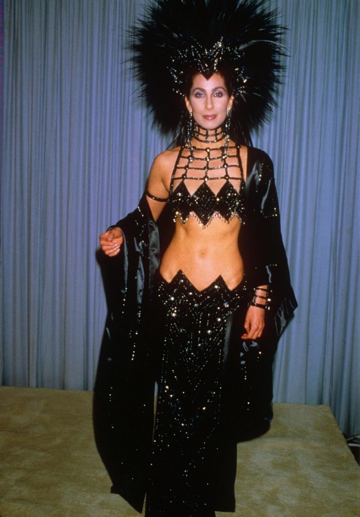 Mandatory Credit: Photo by Globe Photos/Shutterstock (123777b)<br>CHER<br>ACADEMY AWARDS IN LOS ANGELES, AMERICA – 1986