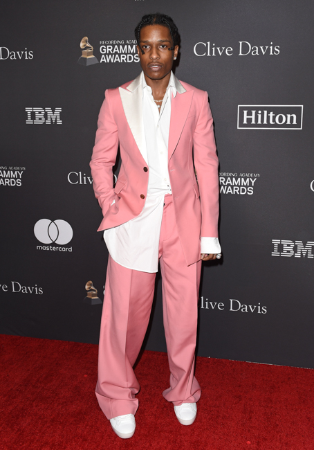 BEVERLY HILLS, CALIFORNIA – FEBRUARY 09: ASAP Rocky attends The Recording Academy and Clive Davis’ 2019 Pre-GRAMMY Gala at The Beverly Hilton Hotel on February 09, 2019 in Beverly Hills, California. (Photo by Axelle/Bauer-Griffin/FilmMagic)