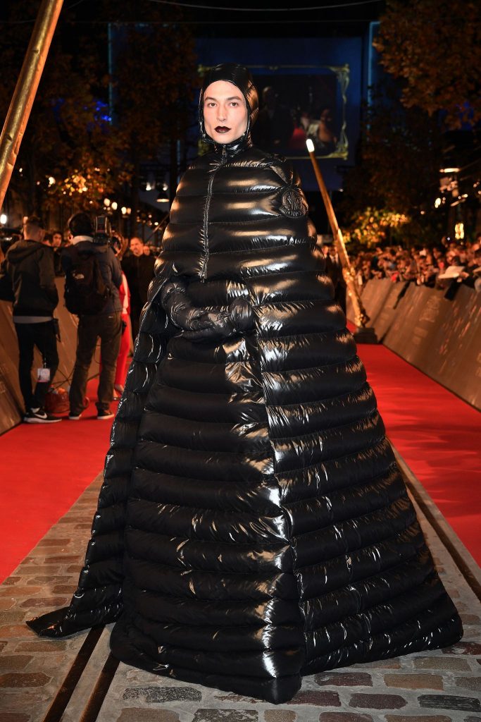 Mandatory Credit: Photo by PDN/SIPA/Shutterstock (9971395r)<br>Ezra Miller<br>‘Fantastic Beasts: The Crimes of Grindelwald’ film premiere, Paris, France – 08 Nov 2018<br>Wearing Moncler x Pierpaolo Piccioli