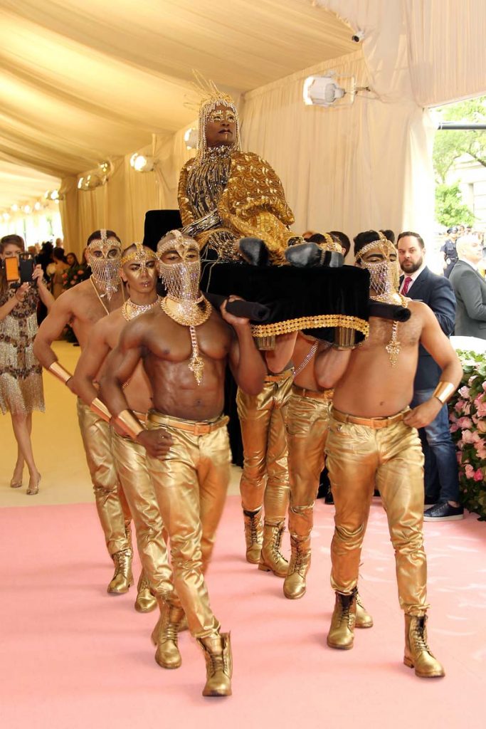 Mandatory Credit: Photo by Marion Curtis/Starpix/REX/Shutterstock (10229639bb)<br>Billy Porter<br>Costume Institute Benefit celebrating the opening of Camp: Notes on Fashion, Arrivals, The Metropolitan Museum of Art, New York, USA – 06 May 2019