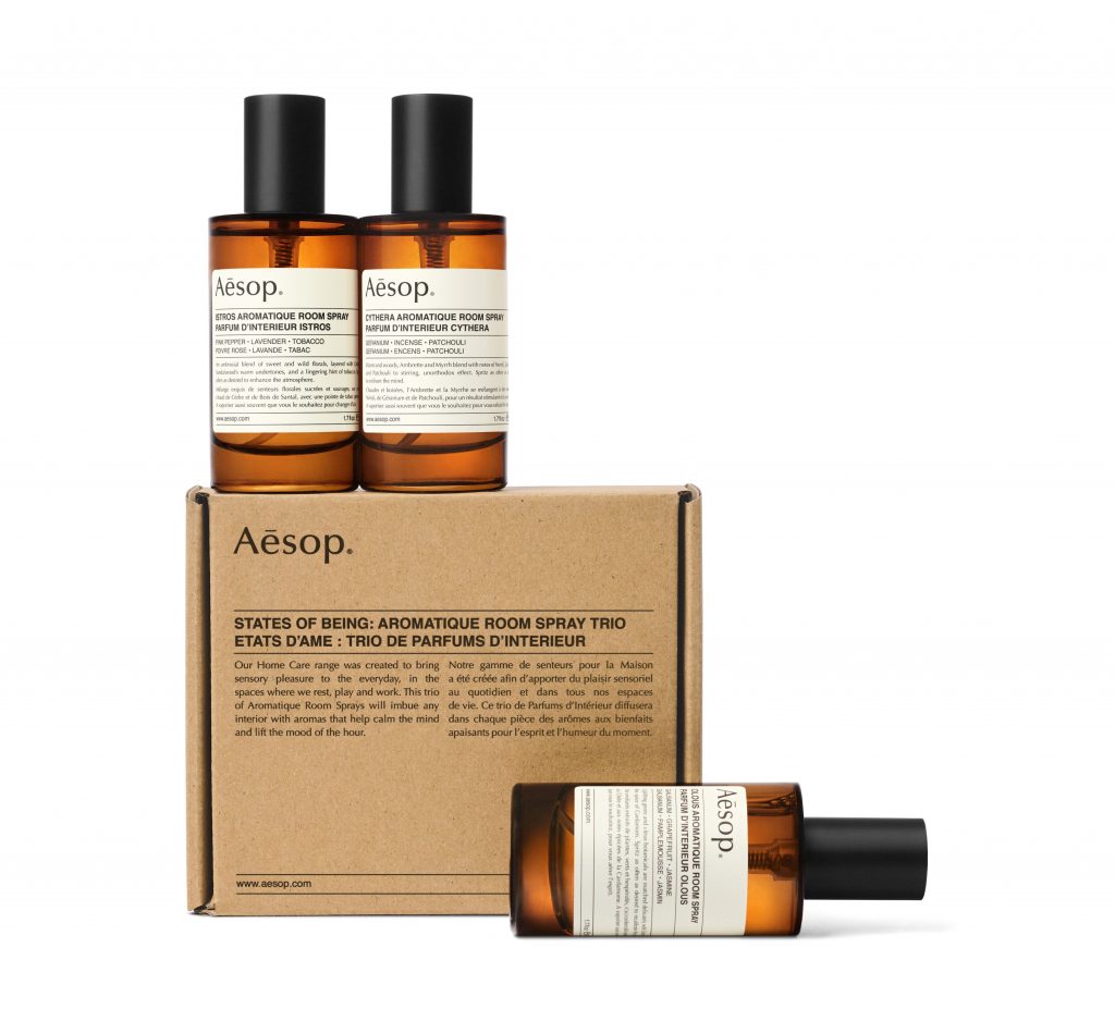 ▲Aesop 芳香室內噴霧三重奏 NT$3,100。（圖／Aesop ）