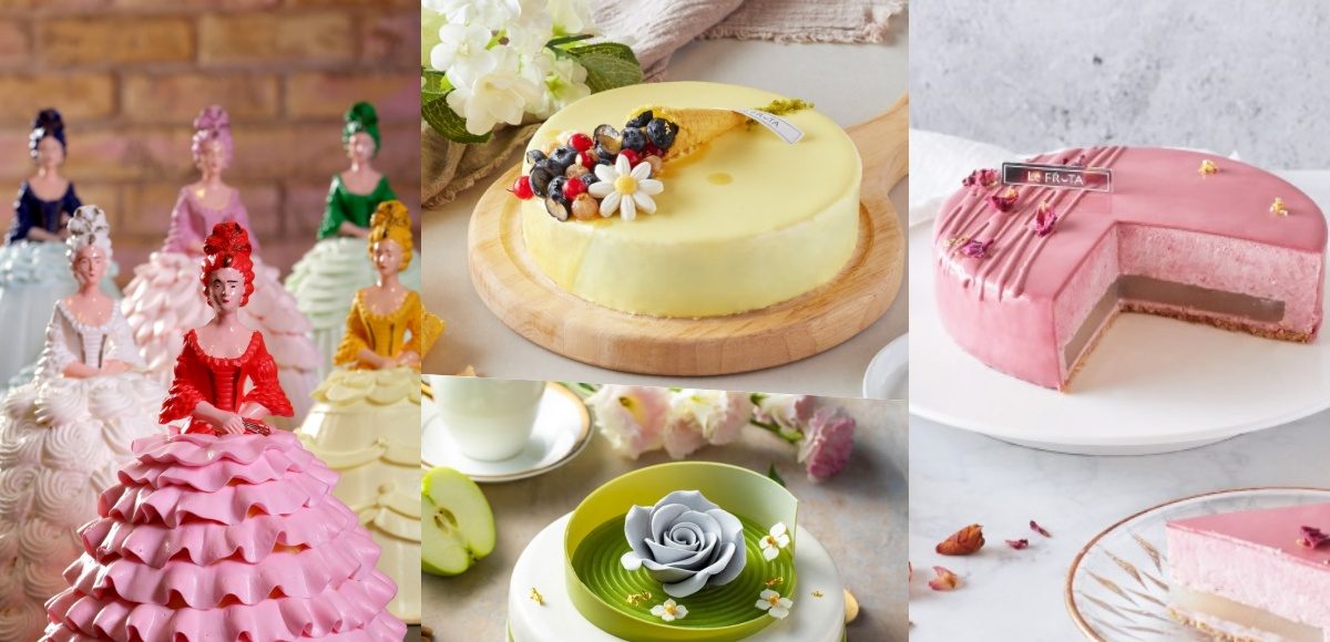▲2020十款最精美母親節蛋糕一次搜羅。（圖／台北晶華店、新板希爾頓酒店提供、Le FRUTA 朗芙法式甜點 FB）