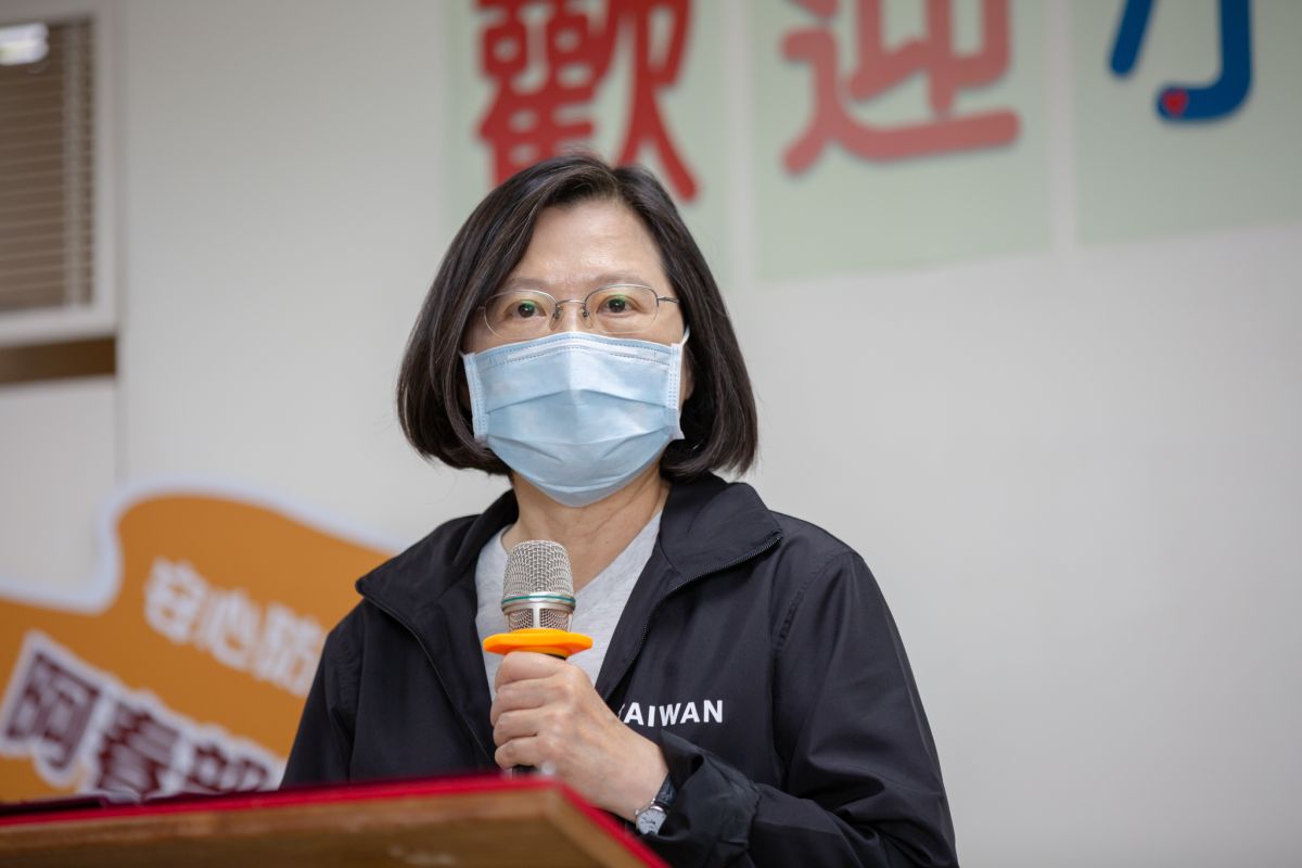 蔡英文總統。（圖 / 總統府提供）