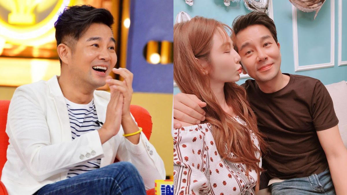 ▲謝承均（左圖）公開和曾莞婷數張親密照。（圖／衛視中文台提供、謝承均臉書）