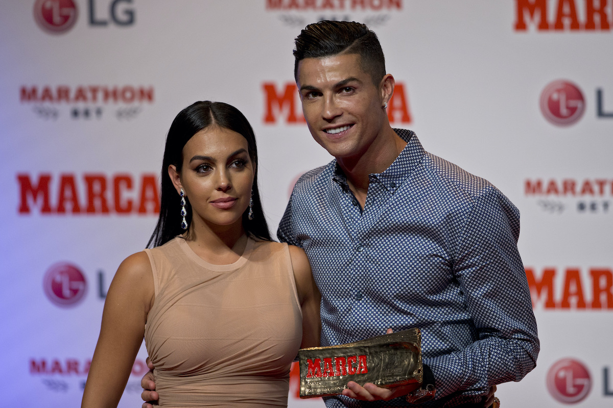 ▲Cristiano Ronaldo與女友Georgina Rodriguez。（圖／美聯社／達志影像）