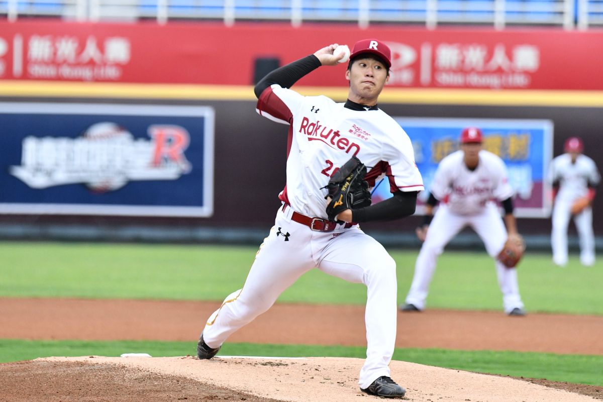 ▲樂天桃猿投手翁瑋均。（圖／林柏年攝）
