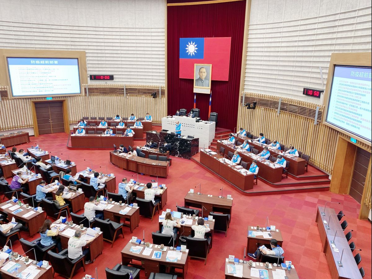 ▲高雄市議會今（４）日召開臨時會，邀請市長韓國瑜做疫情相關措施專案報告。(圖／記者張文晃攝，2020.05.04)