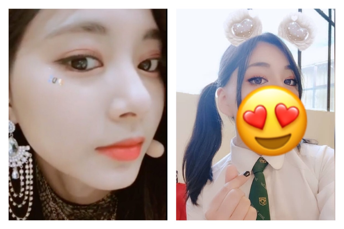 ▲智利網美自拍「神似周子瑜」，眾一看全震驚。（圖／翻攝自臉書和 loli_ahegao_ IG ）