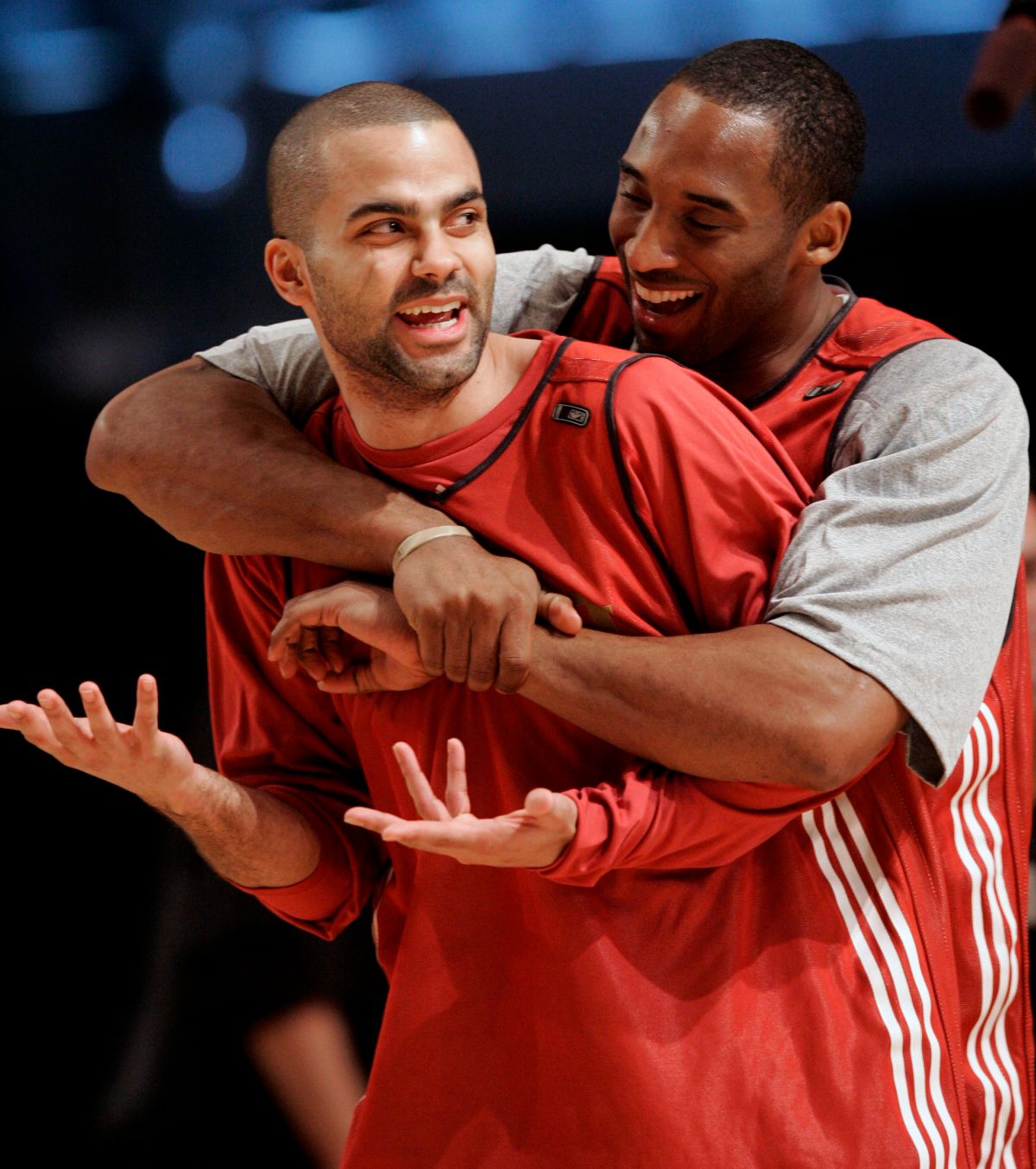 ▲Tony Parker(前)、Kobe Bryant。（圖／美聯社／達志影像）