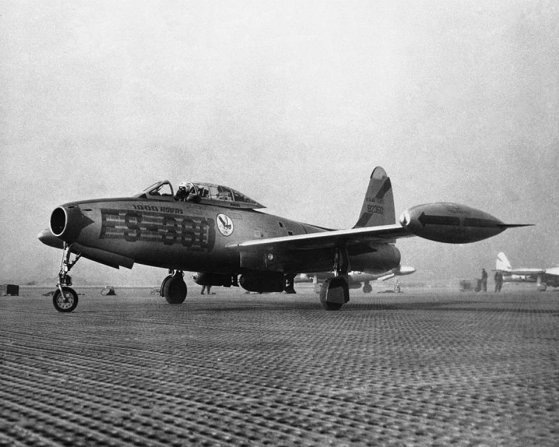 ▲韓戰期間，F-84因為性能不如米格15，在性能較優異的F-86報到之後，轉為對地攻擊任務。(圖/達志影像/美聯社)