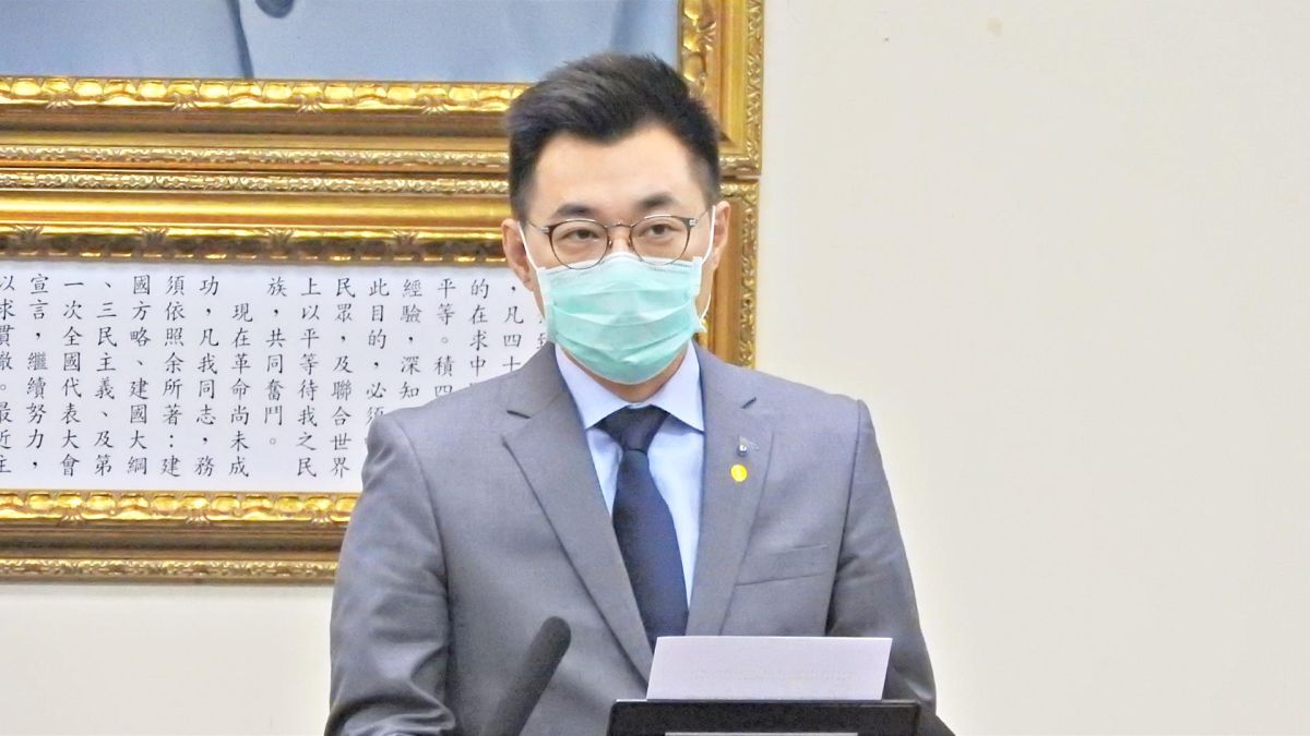 ▲國民黨主席江啟臣。(圖/記者陳弘志攝)