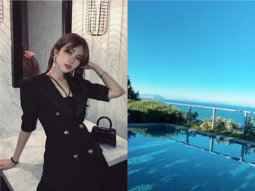 ▲周揚青正在海邊度假。（圖／翻攝周揚青IG）