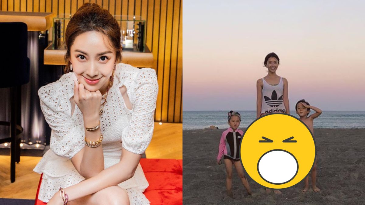 ▲隋棠分享親子戲水照，招牌美腿再度成為焦點。（圖／隋棠IG）