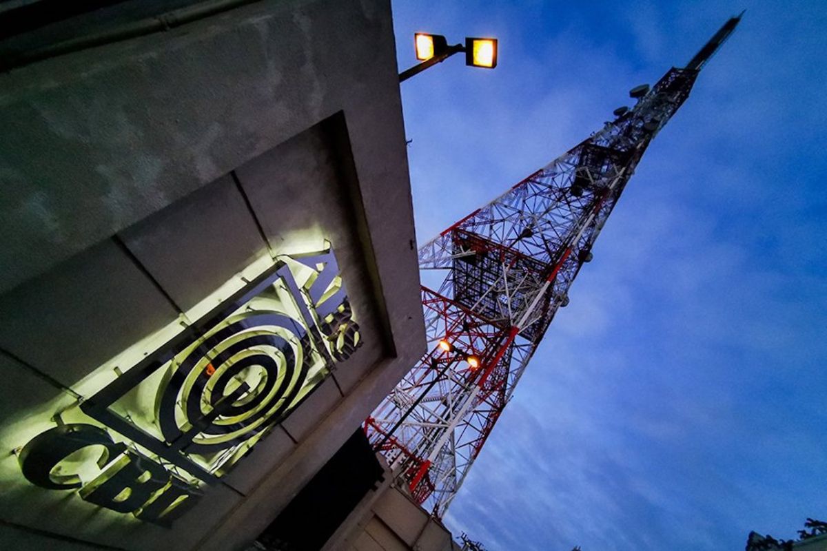 ▲ABS-CBN電視台大樓。（圖／美聯社／達志影像）