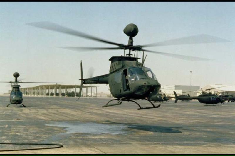 航特部OH-58D直升機飛訓　不明原因重落地
