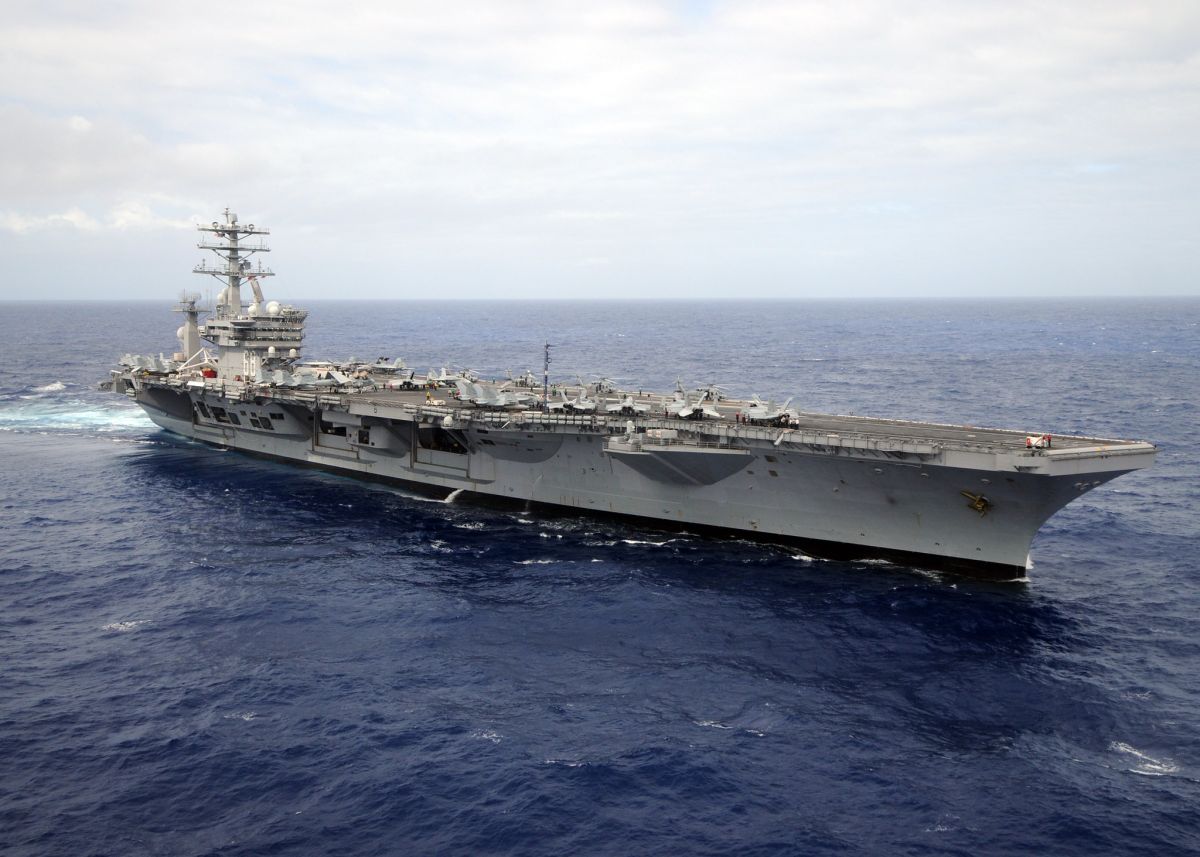 ▲美國海軍尼米茲號核動力航空母艦（USS Nimitz CVN-68）。（圖／美國海軍）