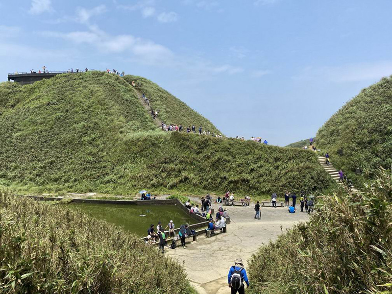 ▲▲抹茶山近來假日常有登山人潮。（圖／羅東林管處提供)