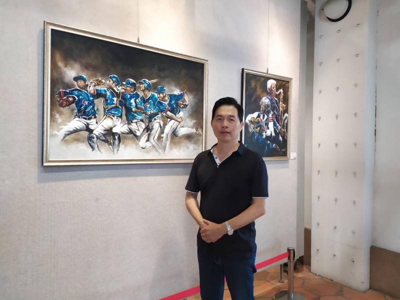 ▲「傑米的輕油畫特展」題材,可以跟各個不同年齡層對話。(圖/記者葉靜美攝,2020.05.07)