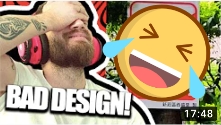 ▲PewDiePie 影片封面上，出現一張「隨地便溺就剪掉」的告示牌。（圖／翻攝自PewDiePie頻道）