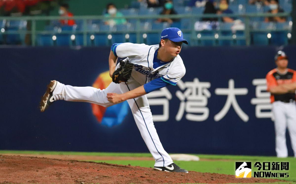 ▲富邦悍將投手陳仕朋。（圖／記者葉政勳攝 , 2020.05.08）
