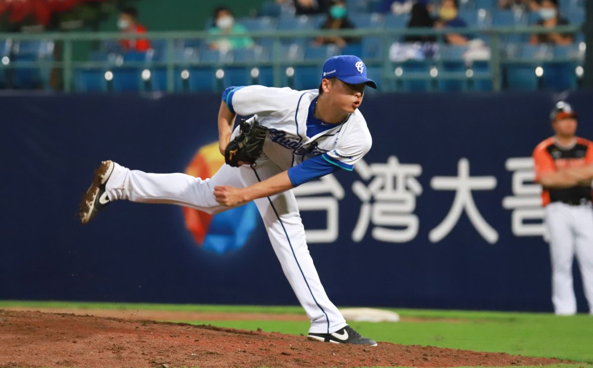 ▲富邦悍將投手陳仕朋。（圖／葉政勳攝）