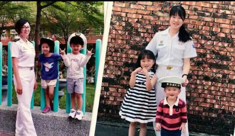 ▲海軍艦隊指揮部特別製作、「媽媽在海軍」溫馨感人的影片,向媽媽們致敬。(圖/擷自「媽媽在海軍」影片)