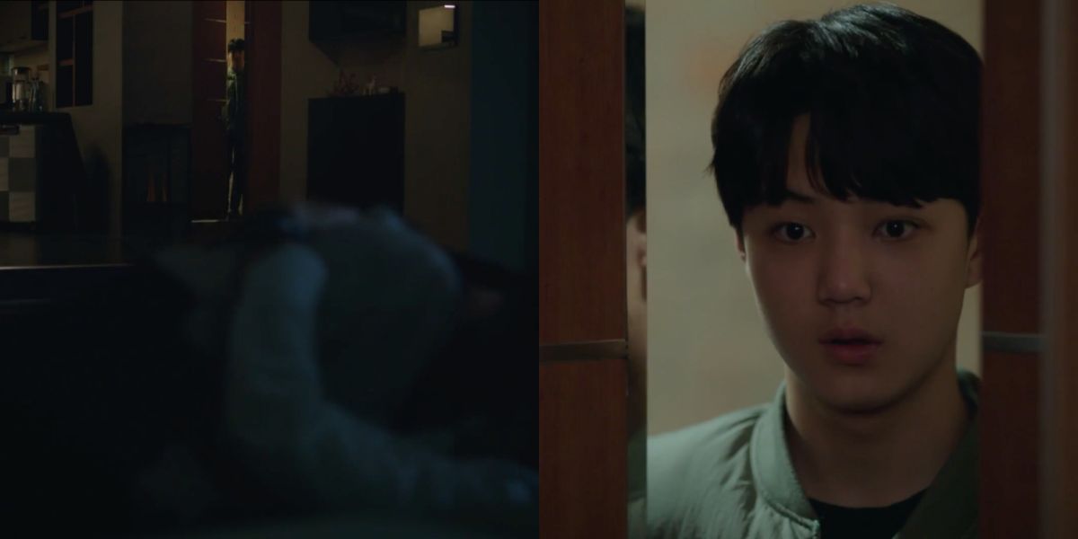 ▲善雨跟泰伍上床被兒子看到，俊英（右）偷東西洩憤。（圖／愛奇藝台灣站）