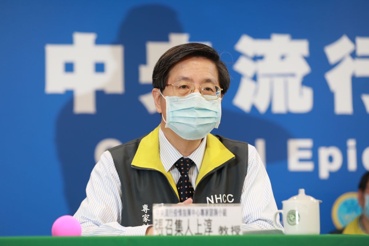 ▲中央流行疫情指揮中心專家諮詢小組召集人張上淳。（圖／指揮中心提供）