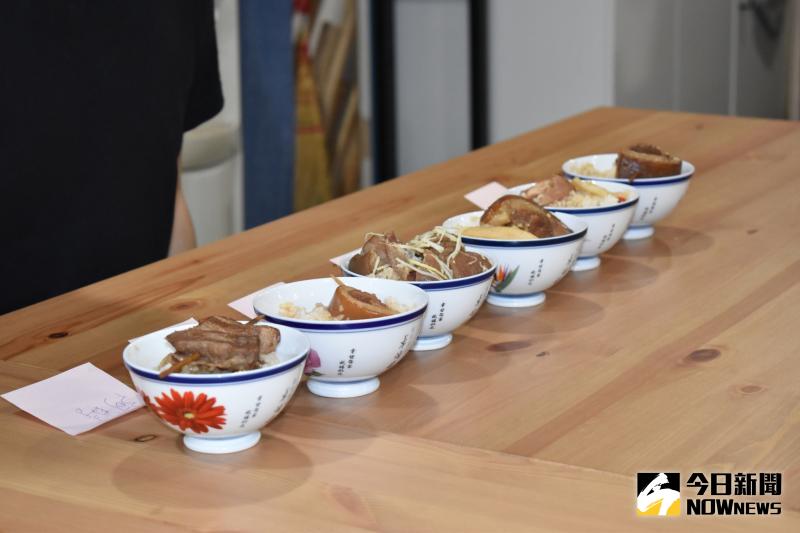▲焢肉還分為三層肉、圈仔、離緣肉,最好吃也為一般民眾喜愛的是用後腿肉為食材。(圖/記者陳雅芳攝,2020.05.10)