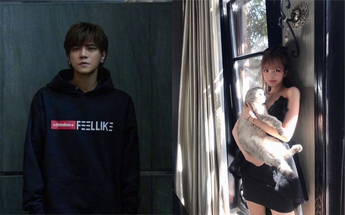 ▲周揚青（右）坦言和羅志祥（左）分手後很痛苦。（圖／周揚青IG、羅志祥微博） 