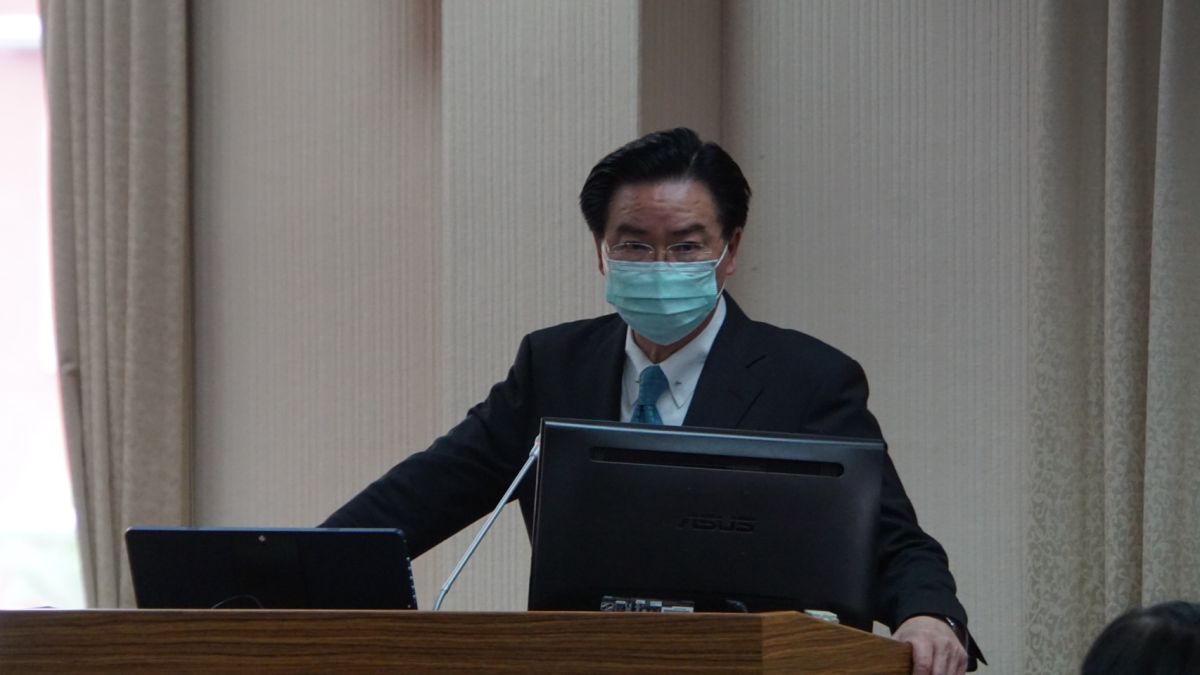 ▲外交部長吳釗燮今（11）赴立法院備詢（圖／記者呂炯昌攝）