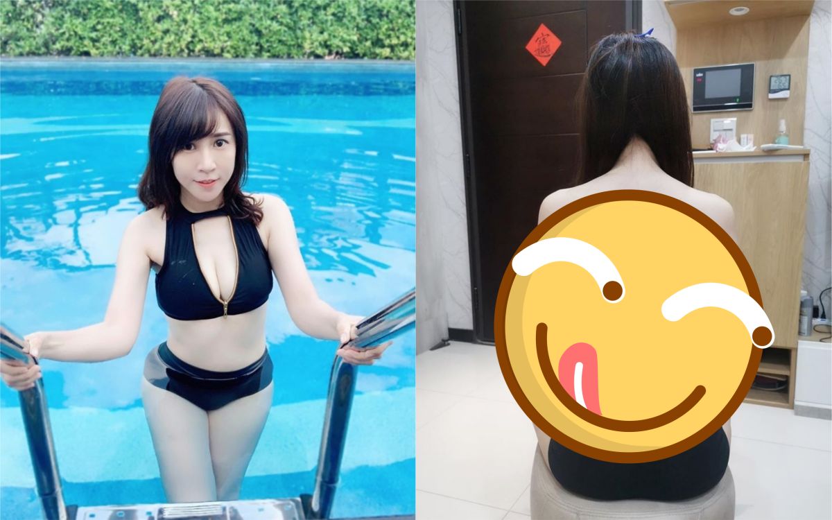 ▲潔哥罕曬美背。（圖／潔哥臉書） 