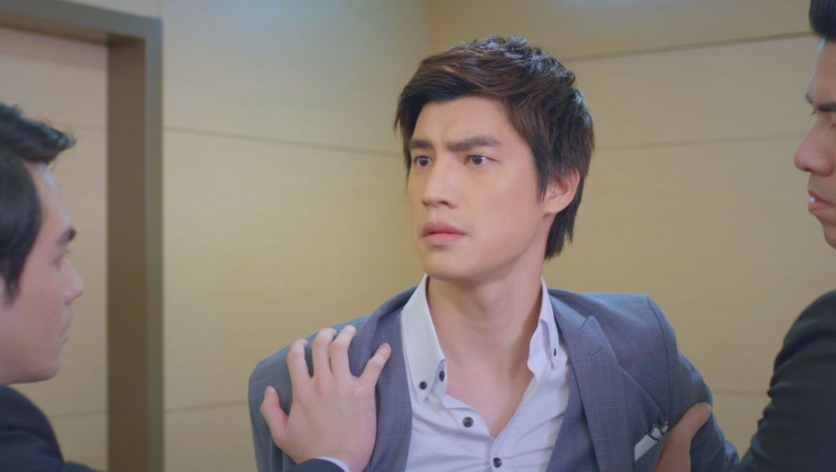 ▲羅宏正敬業拍戲掛彩。（圖 / 台視提供）
