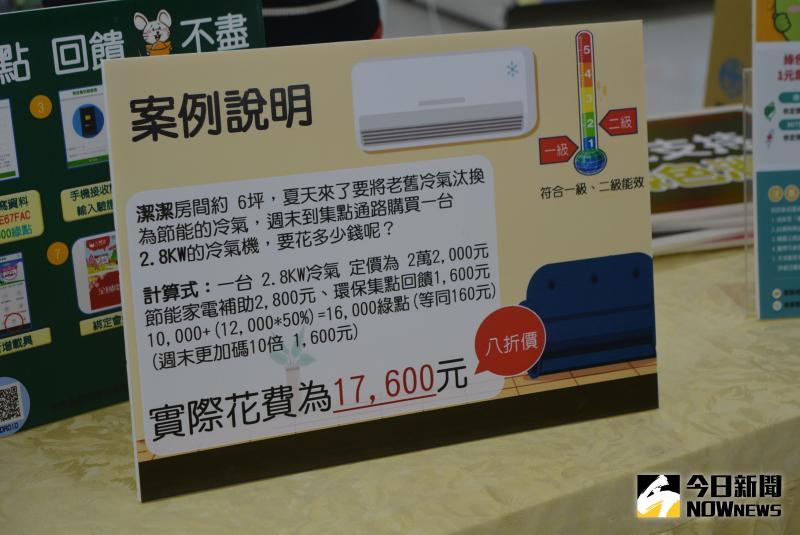 ▲綠點集點範例。(圖/記者郭政隆攝影2020.5.12)